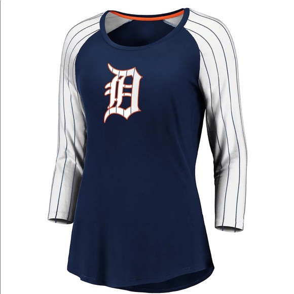 🔥3$20!Fanatics Detroit Tigers Pinstripe Tee - Picture 6 of 6